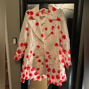 Cherry On Top Trench Coat